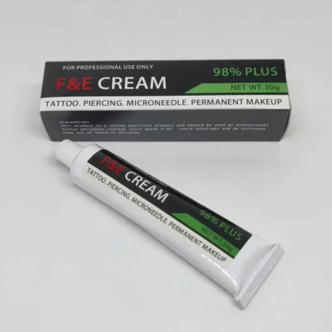 New F&E 98% Plus Tattoo Numbing Cream 30g