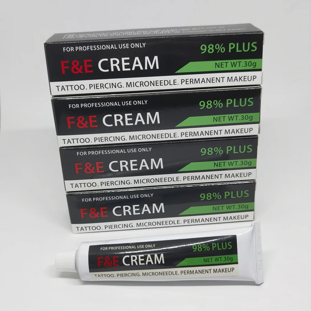 New F&E 98% Plus Tattoo Numbing Cream 30g